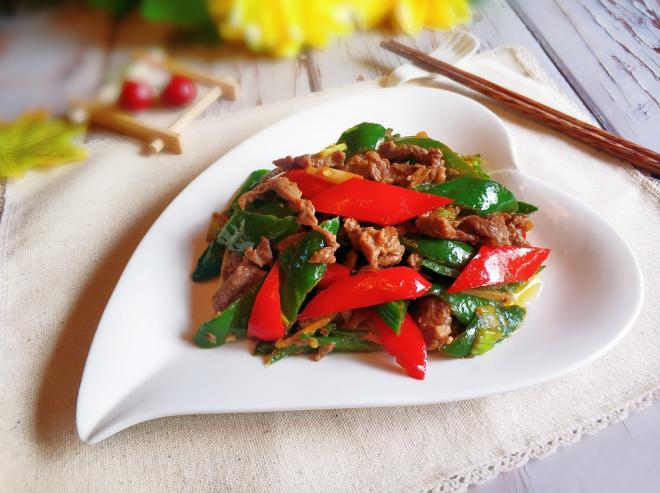 青椒炒牛肉