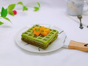 装饰了芒果丁。