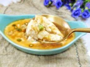 这道猪肉豆腐鸡蛋羹，您学会了吗？