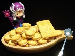 纽扣牛轧饼成品图