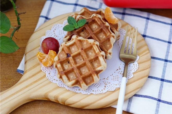 蔓越莓华夫饼（发酵版）