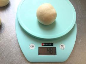 排气分隔面团，一个48g左右