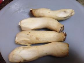 杏鲍菇切去老根洗净表面