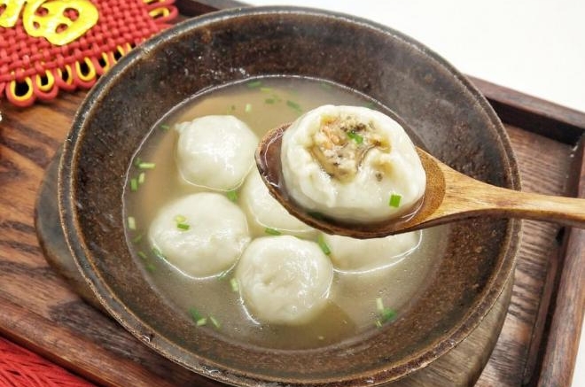 肉汤圆