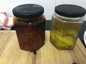 这是自己做的辣椒酱