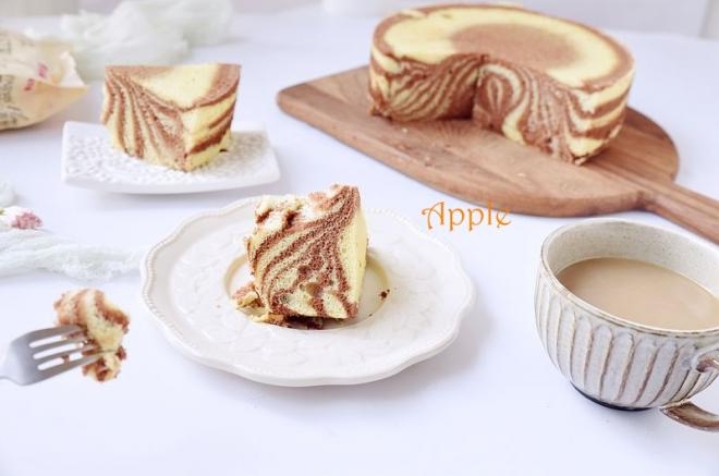 斑马纹可可蛋糕