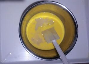 加入放凉的面糊