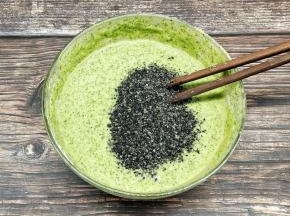 最后再加入黑芝麻