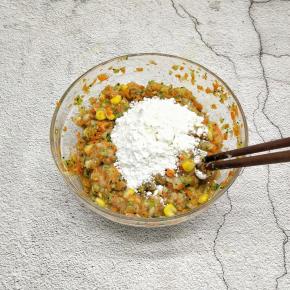 最后再加入面粉