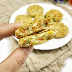 这道低脂又美味的小饼就做好了，您学会了吗？