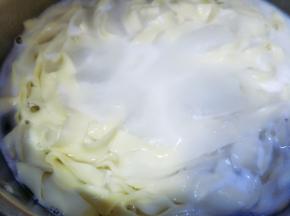 水开下面条煮熟