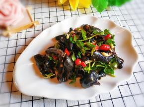 爽口美味的一盘菜。