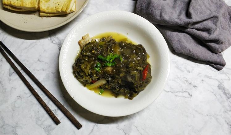 酸菜焗鱼腩