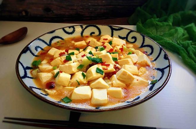 葱香剁椒南豆腐
