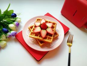 好漂亮的华夫饼。