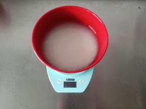 大米提前浸泡一晚