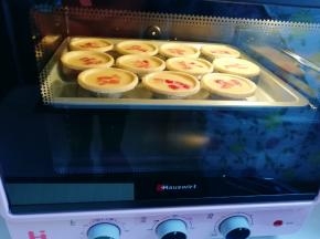 上下管200度烤25分钟。