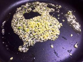 放入生姜末后熄火