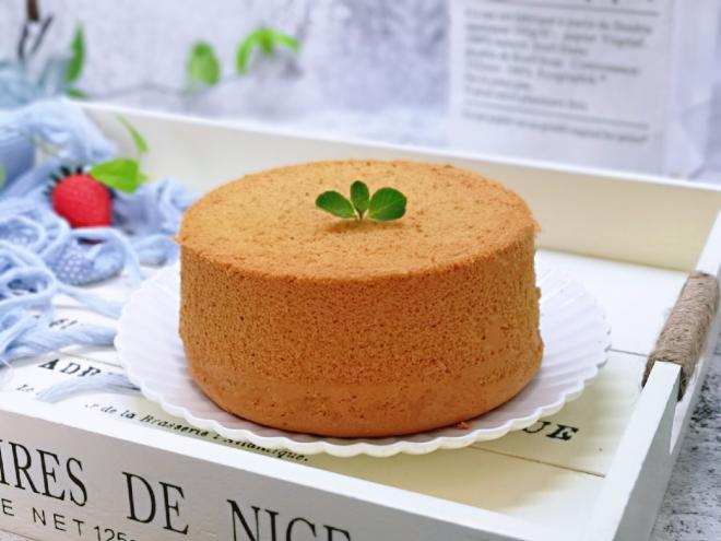 6寸紫薯戚风蛋糕