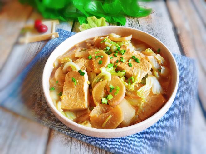 萝卜白菜炖豆腐