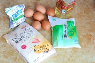 准备好所用到的主要食材。