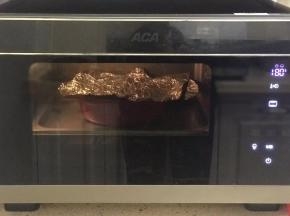 上色后加盖锡纸。