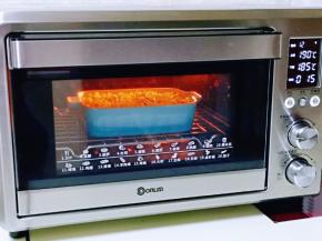 上管190°，下管185°烤10-15分钟。(时间及温度仅供参考)