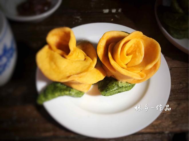 玫瑰花馒头