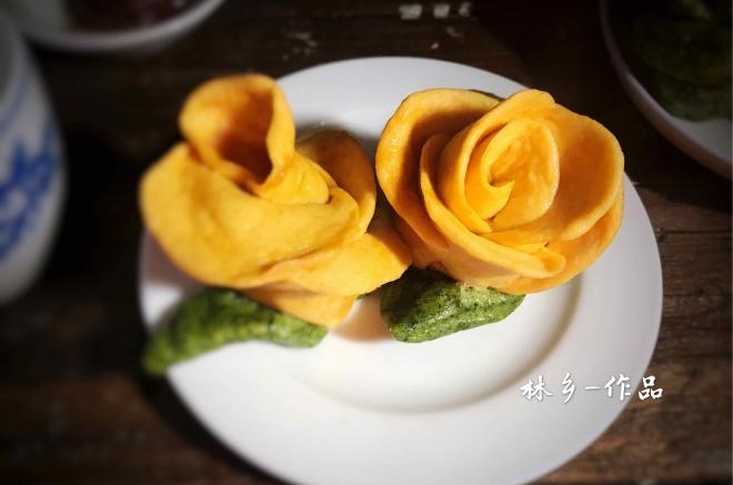 玫瑰花馒头