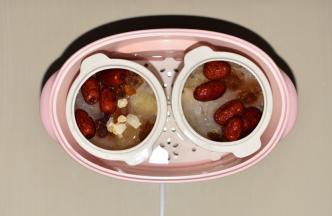 放入电炖锅中，开启“慢炖”功能，5小时后即可食用！