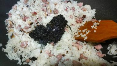 放入橄榄菜