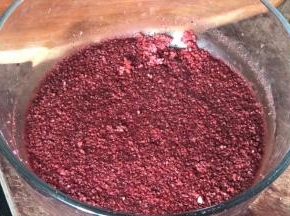 蒸肉粉泡至水干