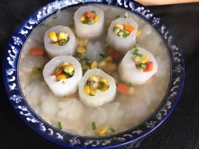 起锅后撒上葱花