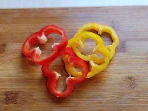 我各切了2个圈。