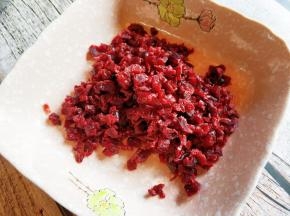 蔓越莓干剁碎