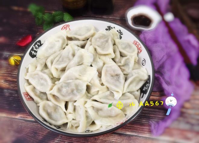 猪肉秋葵馅水饺