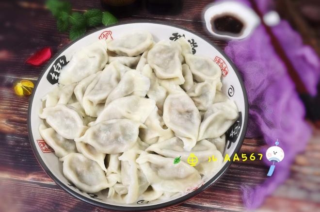 猪肉秋葵馅水饺