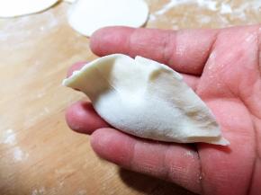 包成喜欢的形状