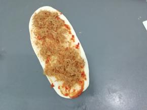 在撒上一层肉松