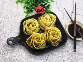 沾点醋和辣椒，又好看又好吃。