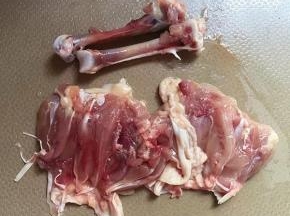 琵琶腿，剔掉骨头。