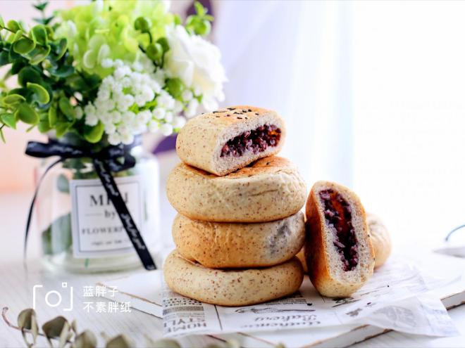 紫气东来黑麦紫米包