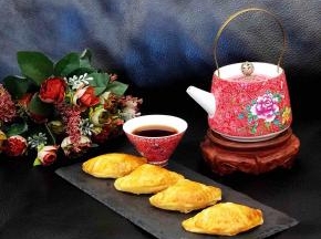 香喷喷的榴莲酥出炉啦