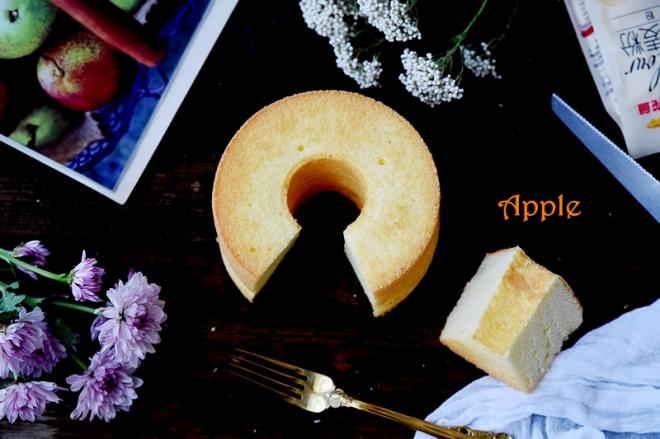 六寸两蛋中空戚风