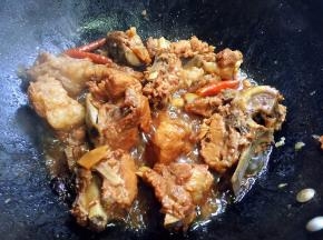 收浓汤汁熄火