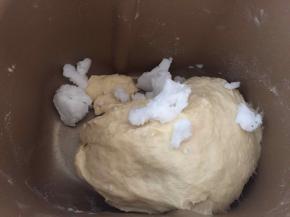 加入椰子油继续开启和面功能