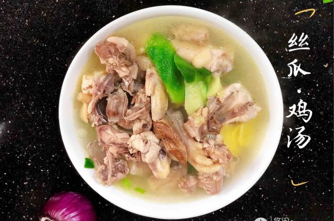 丝瓜鸡汤