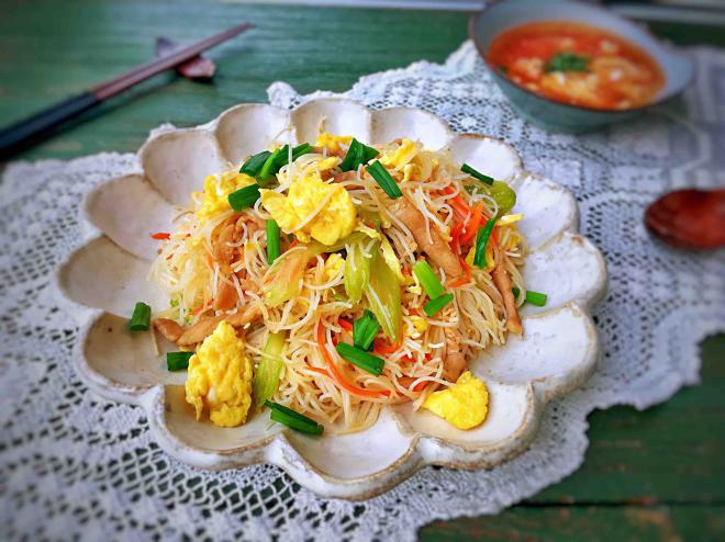 早餐营养炒米粉