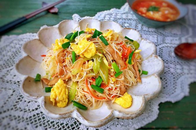 早餐营养炒米粉