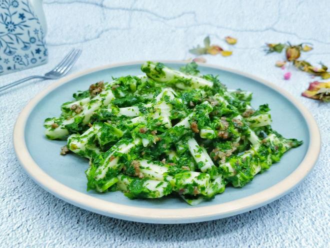 记忆中的味道【草籽肉末年糕】